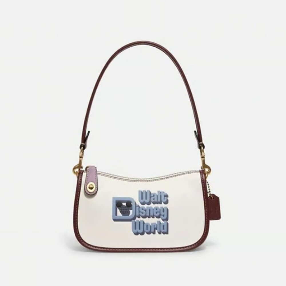 Disney Parks Coach x Disney Swinger bag 20 Chalk/Multi NWT